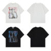 572626174 Cat printed short sleeved T-shirt