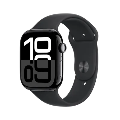 309465_0_stnogk Apple Watch Series 10 GPS with Sport Band - M/L (46mm Retina LTPO3 OLED Display, Jet Black Aluminium Case)