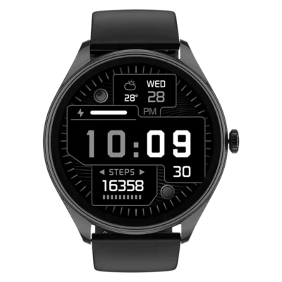 318543_0_UGMGpttvS noise NoiseFit Twist 2 Smartwatch with Bluetooth Calling (36.32mm, AMOLED Display, IP67 Water Resistant, Jet Black Strap)