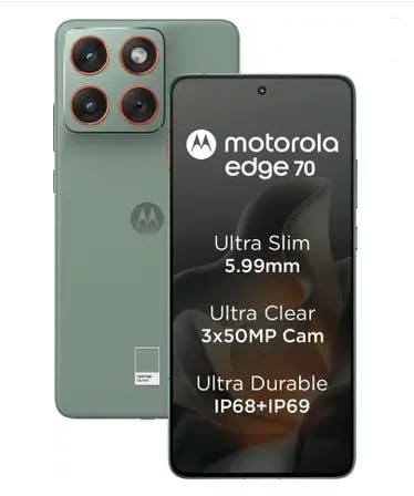 Version 1.0.0 Motorola Edge 70 (Lily Pad, 8GB RAM, 256GB Storage)
