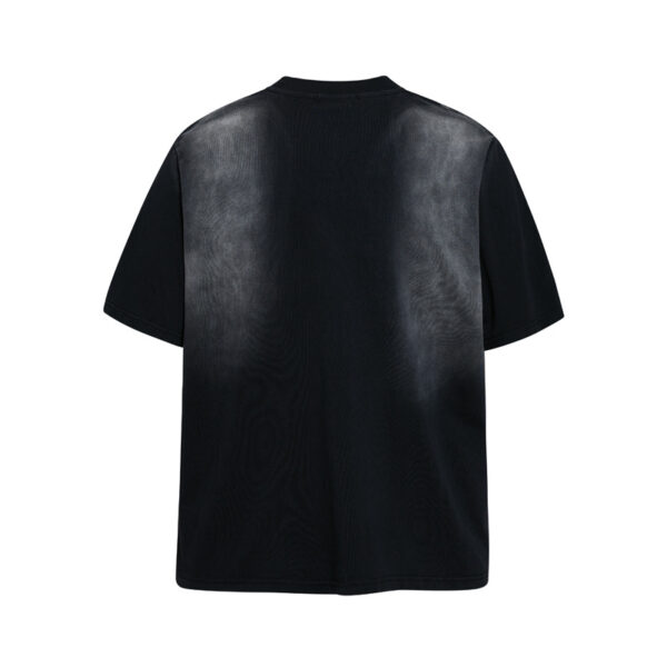 572626152 Spray painting old adhesive fabric embroidery short sleeves