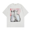 572626171 Cat printed short sleeved T-shirt