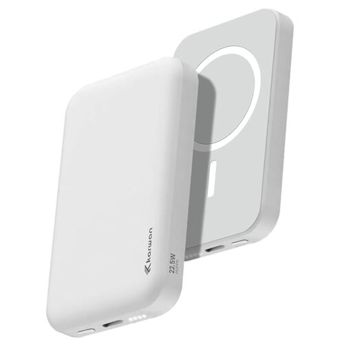 KARWAN Mag-Safe 10000Mah Wireless Power Bank,22.5W Wired & 15W Wireless Fast Charging Powerbank with USB Type C Port,Compatible with iPhone 17/16/15/14/13/12 Series,Android & Other Qi Enabled Phones