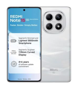 51h46UUwsYL._SX679_ Redmi Note 15 SE 5G Smartphone, Frosted White, 6GB RAM, 128GB, 5800mAh Battery, IP66 Military Grade Durability