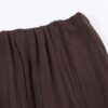 572626728 Commuting style lace layered decorative MIDI skirt