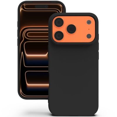 611JqNo6KCL._SX679_.jpg YATWIN Silicone Case for iPhone 17 Pro, Soft-Touch, Shockproof, DustProof, Antiskid Phone Cover for Apple iPhone 17 Pro - Black