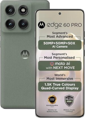 61BQ6QWn3L._SY879_.jpg Motorola Edge 60 Pro 5G (Pantone Shadow, 8GB RAM, 256GB Storage)
