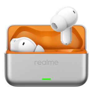 61CFuyQqHVL._SX679_ realme Buds T500 Pro TWS Earbuds with 12.4mm Drivers, Upto 50dB ANC,3D Spatial Audio, 56H Playtime, AI ENC, IP55 Rating, and 45ms Low Latency BT 6.1 (Orange Mint)
