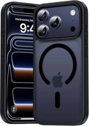 EGOTUDE Frosted Case for iPhone (iPhone 17 Pro Max) Black