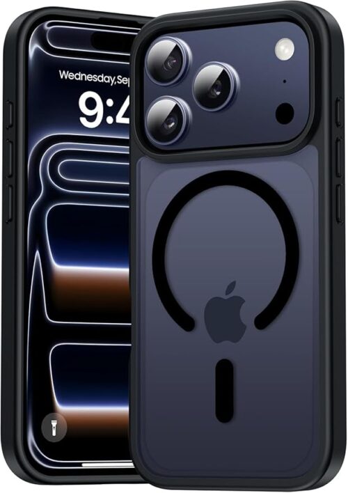 EGOTUDE Frosted Case for iPhone (iPhone 17 Pro Max) Black