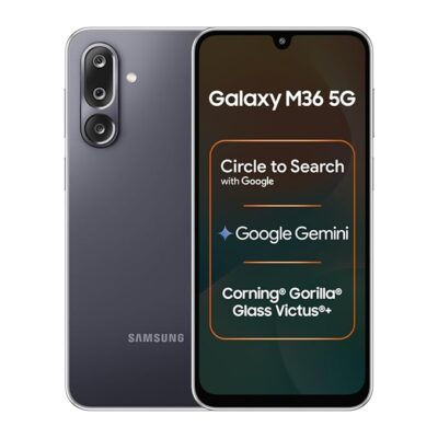 61Q0q03rZAL._SX679_.jpg Samsung Galaxy M36 5G Mobile (Velvet Black, 8GB RAM, 128GB Storage) | Google Gemini | Without Charger + Samsung Care Services Damage Protection Plan for 1 Year