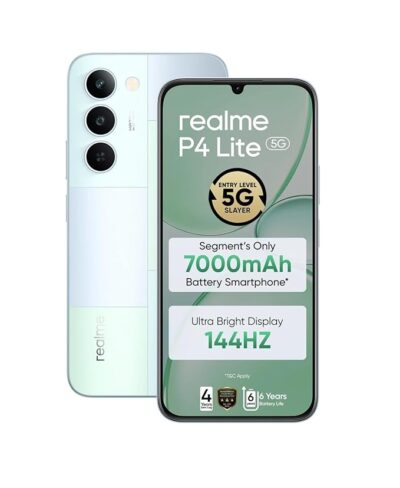 61az6LmgESL._SX679_ realme P4 Lite 5G (Mosaic Green, 128GB Storage), (6GB RAM)