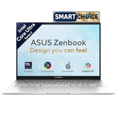 61tjQ9CkAhL._SX679_.jpg ASUS Zenbook 14 (2026),Smartchoice,Intel Core Ultra 9 285H,32GB RAM,1TB SSD,OLED,Touchscreen,14"(35.5 cm),Win 11,M365 Basic(1Y)* Office 24,Foggy Silver,1.28 Kg,UX3405CA-QL1113WS,Thin & Light Laptop