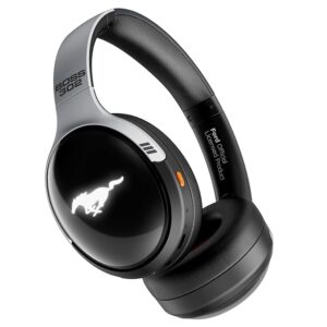 71A0roq73EL._SX679_.jpg GOBOULT Mustang Thunder Bluetooth Headphones with Upto 70H Playtime, BoomX Technology, Brightness LEDs, 40mm Driver, Zen ENC Mic, BTv 5.4, Type-C Fast Charging, Over Ear Wireless Headphone with Mic