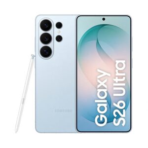 71HXOEhU1L._SX679_.jpg Samsung Galaxy S26 Ultra 5G (Sky Blue, 12GB RAM, 256GB Storage) with Built-in Privacy Display, AI Phone, Photo Assist, Creative Studio, 200MP Camera, 5000mAh Battery and Snapdragon 8 Elite Gen 5