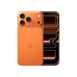 Apple iPhone 17 Pro Max 2 TB: 17.42 cm (6.9″) Display with Promotion, A19 Pro Chip, Best Battery Life in Any iPhone Ever, Pro Fusion Camera System, Center Stage Front Camera; Cosmic Orange