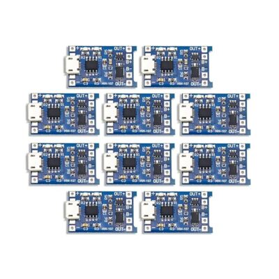 71jnQR0dEL._SX679_.jpg Electronic Spices TP4056 Micro USB Lithium Battery Charging Converter with Overcharge Discharge Over-Current Protection Charging Board (5V,18650), (10)