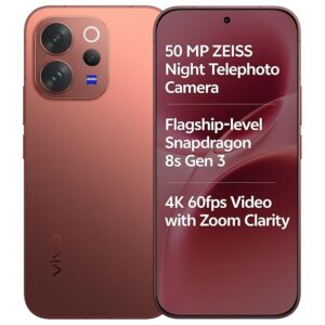 71w5ntQwF9L._SX679_.jpg vivo V70 Elite 5G (Passion Red, 8GB RAM, 256GB Storage) with No Cost EMI/Additional Exchange Offers