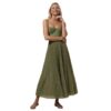 572626693 Deep V slim fit dress for women