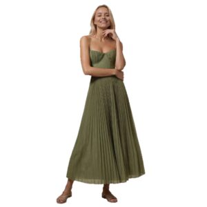 572626693 Deep V slim fit dress for women