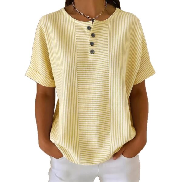 572626128 Striped short sleeved T-shirt