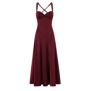 572626664 Backless slim fit camisole dress