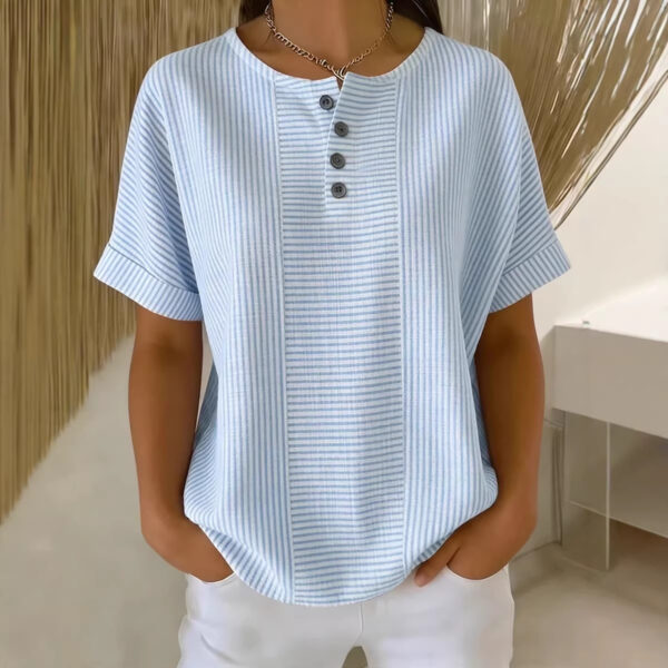 572626131 Striped short sleeved T-shirt