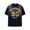 572626151 Spray painting old adhesive fabric embroidery short sleeves