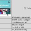 Version 1.0.0 Samsung 163 cm (65 inches) Wondertainment Series 4K Ultra HD LED Smart TV UA65TUE60AKBXL (Titan Gray)