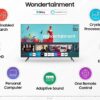 Version 1.0.0 Samsung 163 cm (65 inches) Wondertainment Series 4K Ultra HD LED Smart TV UA65TUE60AKBXL (Titan Gray)