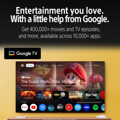 Sony 164 cm (65 inches) BRAVIA 5 Series 4K Ultra HD Smart Mini LED Google TV K-65XR55A