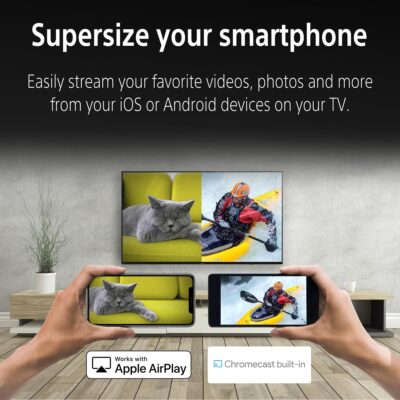 Version 1.0.0 Sony BRAVIA 80 cm (32 inches) HD Ready Smart LED Google TV KD-32W835 (Black)