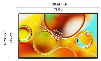 71XJMkJmBML._SL1500_.jpg Sony BRAVIA 80 cm (32 inches) HD Ready Smart LED Google TV KD-32W835 (Black)