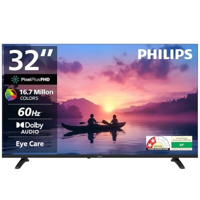 71YBXXC6T6L._SX679_.jpg Philips 80 cm (32 inches) 6100 Series Frameless HD Smart LED Google TV 32PFT6130/94