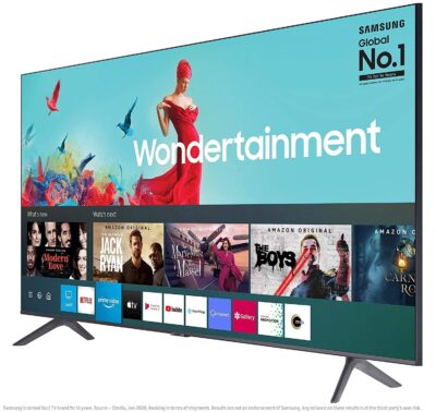 Version 1.0.0 Samsung 163 cm (65 inches) Wondertainment Series 4K Ultra HD LED Smart TV UA65TUE60AKBXL (Titan Gray)