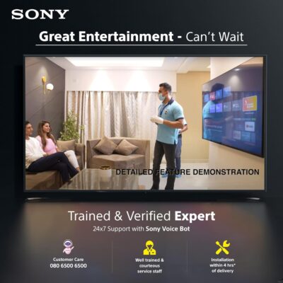 Sony 164 cm (65 inches) BRAVIA 5 Series 4K Ultra HD Smart Mini LED Google TV K-65XR55A