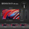 812b8-VyYdL._SL1500_.jpg Sony BRAVIA 9 Series 215 cm (85 inches) 4K Ultra HD AI Smart Mini LED Google TV K-85XR90 (Black)