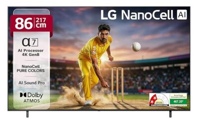 LG 217 cm (86 Inches) Nano 85A Series 4K UHD Smart TV 86NANO85A6A