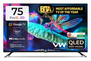 81O1QRLbDcL._SX679_.jpg VW 190 cm (75 inches) Pro Series 4K Ultra HD Smart QLED Google TV VW75GQ1