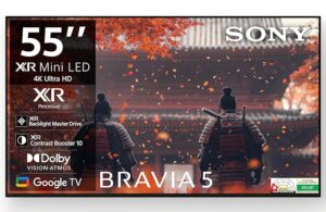 81dC067BCML._SX679_.jpg Sony 139 cm (55 inches) BRAVIA 5 4K Ultra HD Smart Mini LED Google TV K-55XR50