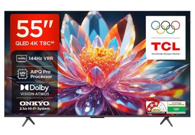 81eJWtsCRkL._SX679_.jpg TCL 139 cm (55 inches) 4K Ultra HD Smart QLED Google TV 55T8C