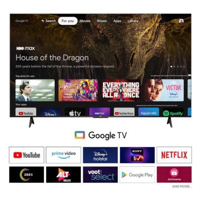 81sNKayDbqL._SL1500_.jpg TCL 108 cm (43 inches) 4K UHD Smart QLED Google TV 43T6D