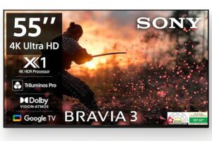 81ucmUnawvL._SX679_.jpg Sony BRAVIA 3 Series 139 cm (55 inches) 4K Ultra HD AI Smart LED Google TV K-55S30B (Black)