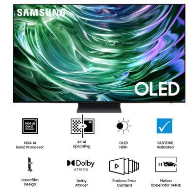 81xXQW40L5L._SL1500_.jpg Samsung 163 cm (65 inches) 4K Ultra HD Smart OLED TV QA65S90DAULXL (Graphite Black)