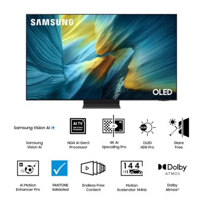 81y7tkmTxOL._SL1500_.jpg Samsung 163 cm (65 inches) 4K Ultra HD Smart OLED TV QA65S95FAULXL