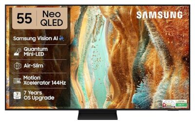 91suuz30qEL._SX679_.jpg Samsung 138 cm (55 inches) 4K Ultra HD Mini-LED Neo-QLED Smart TV QA55QN70FAULXL